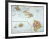 Map: Hawaii, 1905-null-Framed Giclee Print