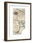 Map Illustrating Battles of the American Civil War Held around the Richmond, Virgina Area-Encyclopaedia Britannica-Framed Premium Giclee Print