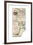Map Illustrating Battles of the American Civil War Held around the Richmond, Virgina Area-Encyclopaedia Britannica-Framed Giclee Print