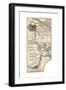 Map Illustrating Battles of the American Civil War Held around the Richmond, Virgina Area-Encyclopaedia Britannica-Framed Giclee Print