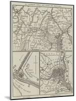 Map Illustrating General Lee's Advance into Pennsylvania-John Dower-Mounted Giclee Print