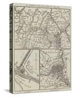 Map Illustrating General Lee's Advance into Pennsylvania-John Dower-Stretched Canvas