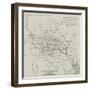 Map Illustrating General Sherman's March Through Georgia from Atlanta to Savannah-John Dower-Framed Premium Giclee Print