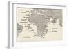 Map Illustrating Vasco Da Gama's Voyages, from 'The Great Explorers Columbus and Vasco Da Gama'-null-Framed Giclee Print