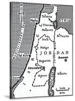 Map Indicating Israeli Attacks on Syria-null-Stretched Canvas