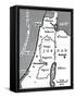 Map Indicating Israeli Attacks on Syria-null-Framed Stretched Canvas