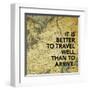 Map Inspirational Mate-Jace Grey-Framed Art Print