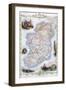 Map: Ireland, 1851-null-Framed Premium Giclee Print