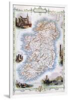 Map: Ireland, 1851-null-Framed Giclee Print