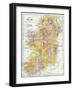 Map: Ireland, C1890-null-Framed Giclee Print