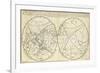 Map Marking Transit of Venus, 1770-Science Source-Framed Premium Giclee Print