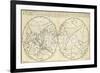 Map Marking Transit of Venus, 1770-Science Source-Framed Premium Giclee Print