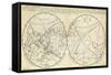 Map Marking Transit of Venus, 1770-Science Source-Framed Stretched Canvas