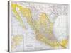 Map: Mexico-null-Stretched Canvas