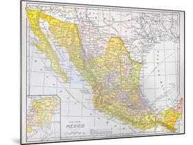 Map: Mexico-null-Mounted Giclee Print