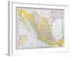 Map: Mexico-null-Framed Giclee Print