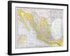 Map: Mexico-null-Framed Giclee Print