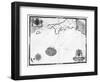Map No. 1 Showing the Route of the Armada Fleet, Engraved by Augustine Ryther, 1588-Robert Adams-Framed Giclee Print