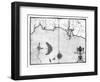 Map No.2 Showing the Route of the Armada Fleet, Engraved by Augustine Ryther, 1588-Robert Adams-Framed Giclee Print