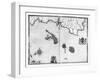 Map No.3 Showing the route of the Armada fleet, engraved by Augustine Ryther, 1588-Robert Adams-Framed Giclee Print