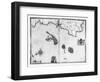 Map No.3 Showing the route of the Armada fleet, engraved by Augustine Ryther, 1588-Robert Adams-Framed Giclee Print