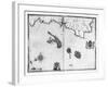 Map No.3 Showing the route of the Armada fleet, engraved by Augustine Ryther, 1588-Robert Adams-Framed Giclee Print