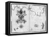 Map No.4 Showing the route of the Armada fleet, engraved by Augustine Ryther; 1588-Robert Adams-Framed Stretched Canvas