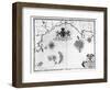 Map No.5 Showing the route of the Armada fleet, engraved by Augustine Ryther, 1588-Robert Adams-Framed Giclee Print