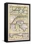 Map, Nw Africa 1719-Allain Manesson Mallet-Framed Stretched Canvas