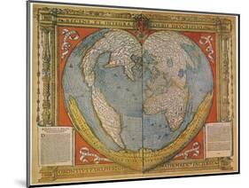Map of 1536-null-Mounted Giclee Print