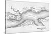 Map of 1759 Siege of Quebec-null-Stretched Canvas