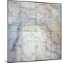 Map of 1910 Showing the Sykes-Picot Agreement of 1916-null-Mounted Giclee Print