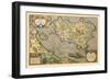 Map of a Mediterranean Island-Abraham Ortelius-Framed Art Print