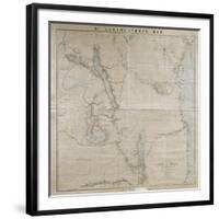 Map of a Portion of Central Africa by Livingstone, from His Own Surveys, Drawings and…-David Livingstone-Framed Giclee Print