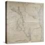 Map of a Portion of Central Africa by Livingstone, from His Own Surveys, Drawings and…-David Livingstone-Stretched Canvas
