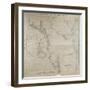 Map of a Portion of Central Africa by Livingstone, from His Own Surveys, Drawings and…-David Livingstone-Framed Giclee Print