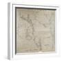 Map of a Portion of Central Africa by Livingstone, from His Own Surveys, Drawings and…-David Livingstone-Framed Giclee Print
