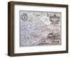 Map of Abruzzo Citeriore, Italy-null-Framed Giclee Print