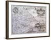 Map of Abruzzo Citeriore, Italy-null-Framed Giclee Print