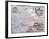 Map of Abruzzo Citeriore, Italy-null-Framed Giclee Print