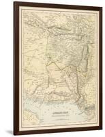 Map of Afghanistan and Beluchistan-null-Framed Photographic Print