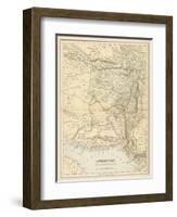 Map of Afghanistan and Beluchistan-null-Framed Photographic Print