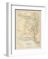 Map of Afghanistan and Beluchistan-null-Framed Photographic Print