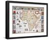 Map Of Africa, 1630-Willem Janszoon Blaeu-Framed Giclee Print