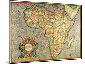 Map of Africa 1633-Gerardus Mercator-Mounted Giclee Print