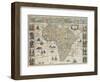 Map of Africa, 1667-Science Source-Framed Giclee Print