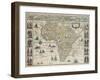 Map of Africa, 1667-Science Source-Framed Giclee Print