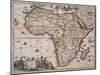 Map of Africa, 1688-Science Source-Mounted Giclee Print