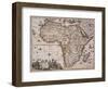 Map of Africa, 1688-Science Source-Framed Giclee Print