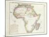 Map of Africa, 1821-null-Mounted Giclee Print